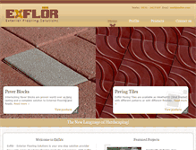 Tablet Screenshot of exflor.com